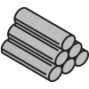 tube aluminium icon